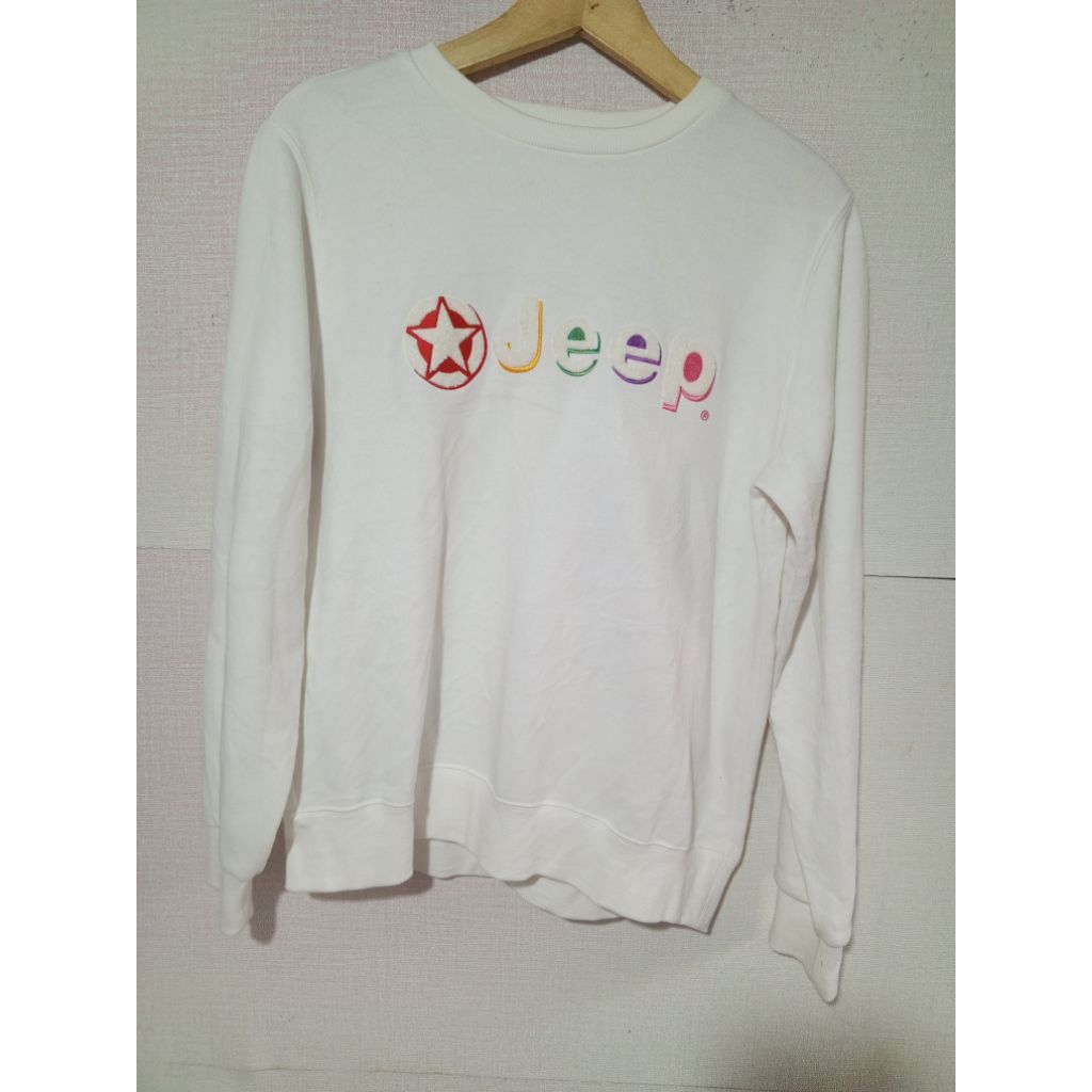 baju sweater cn Jeep size M fit L second
