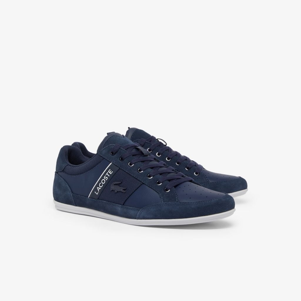 Lacoste Men's Chaymon Sepatu Sneakers Pria - Blue