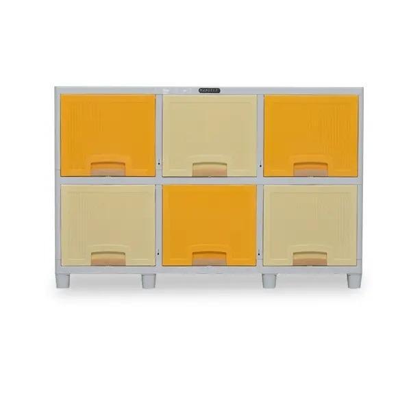 LOCKER BOX NAPOLLY LB 3206 (6 LOCKER) LEMARI LOCKER PLASTIK