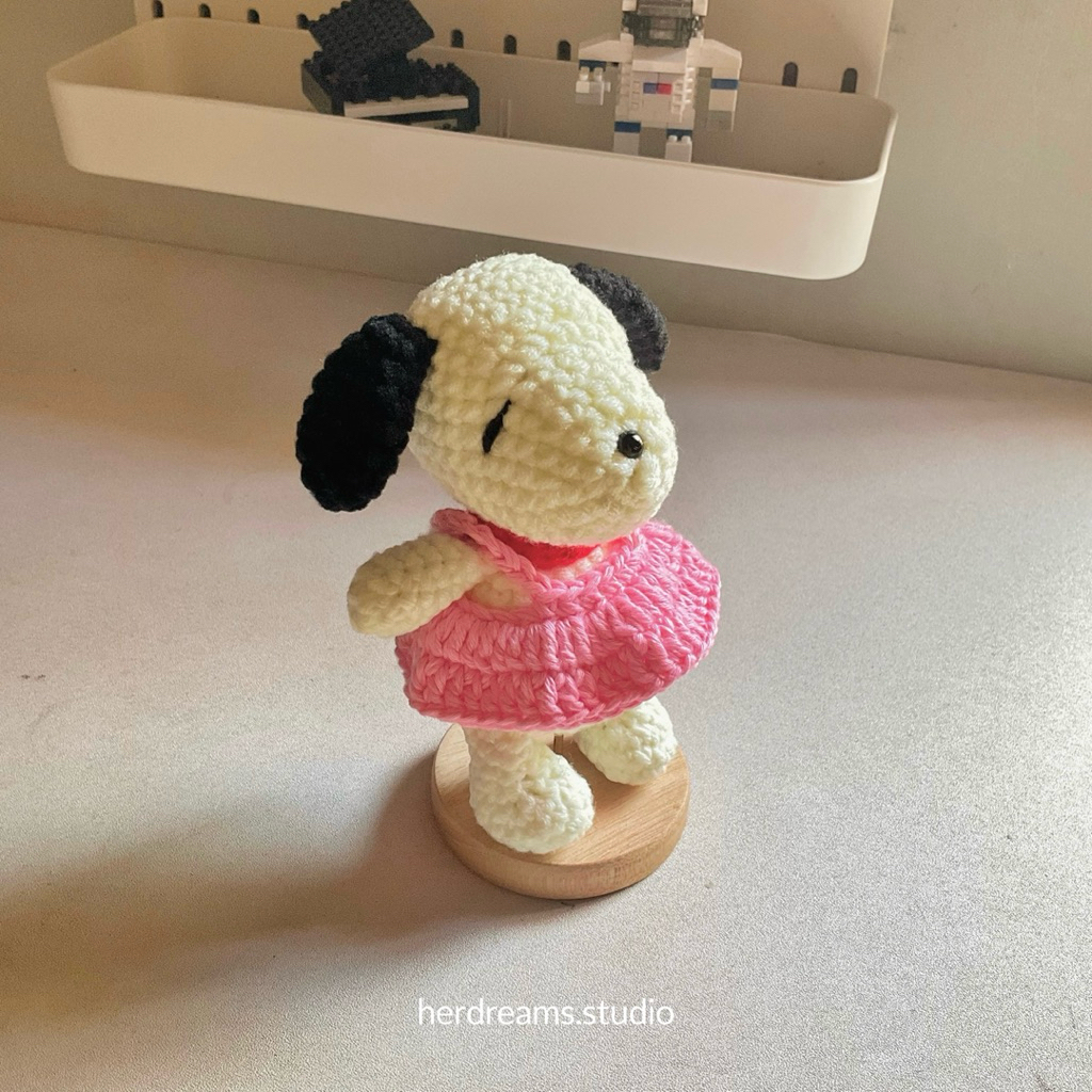 Snoopy Crochet - Snoopy Amigurumi - Boneka Snoopy