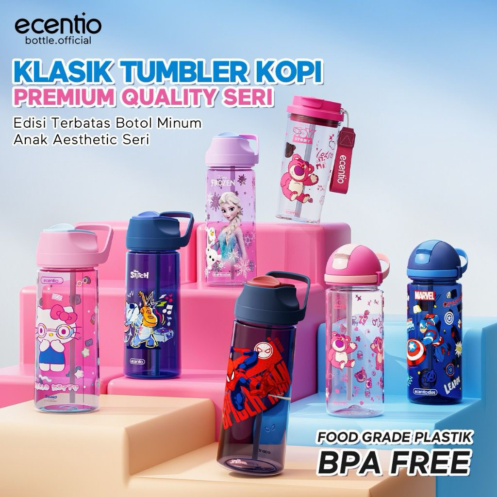 Botol Minum Anak ecentio Disney 550ML
