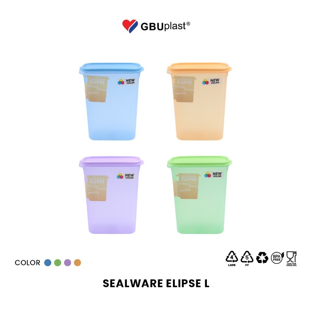 GBU Toples Elips 750 ML S / 1500 ML M / 2300 ML L / Toples Plastik