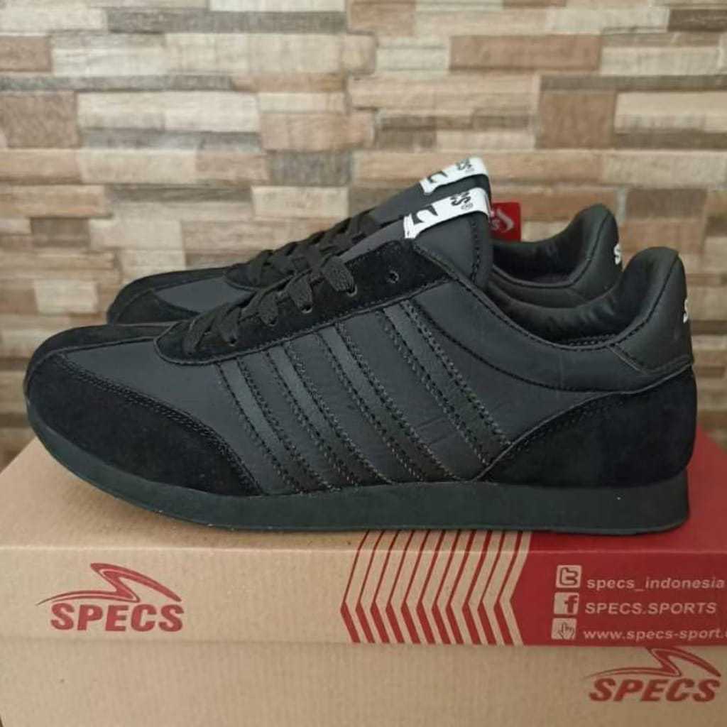 SEPATU SEKOLAH SPECS 104 all black 100% ORIGINAL