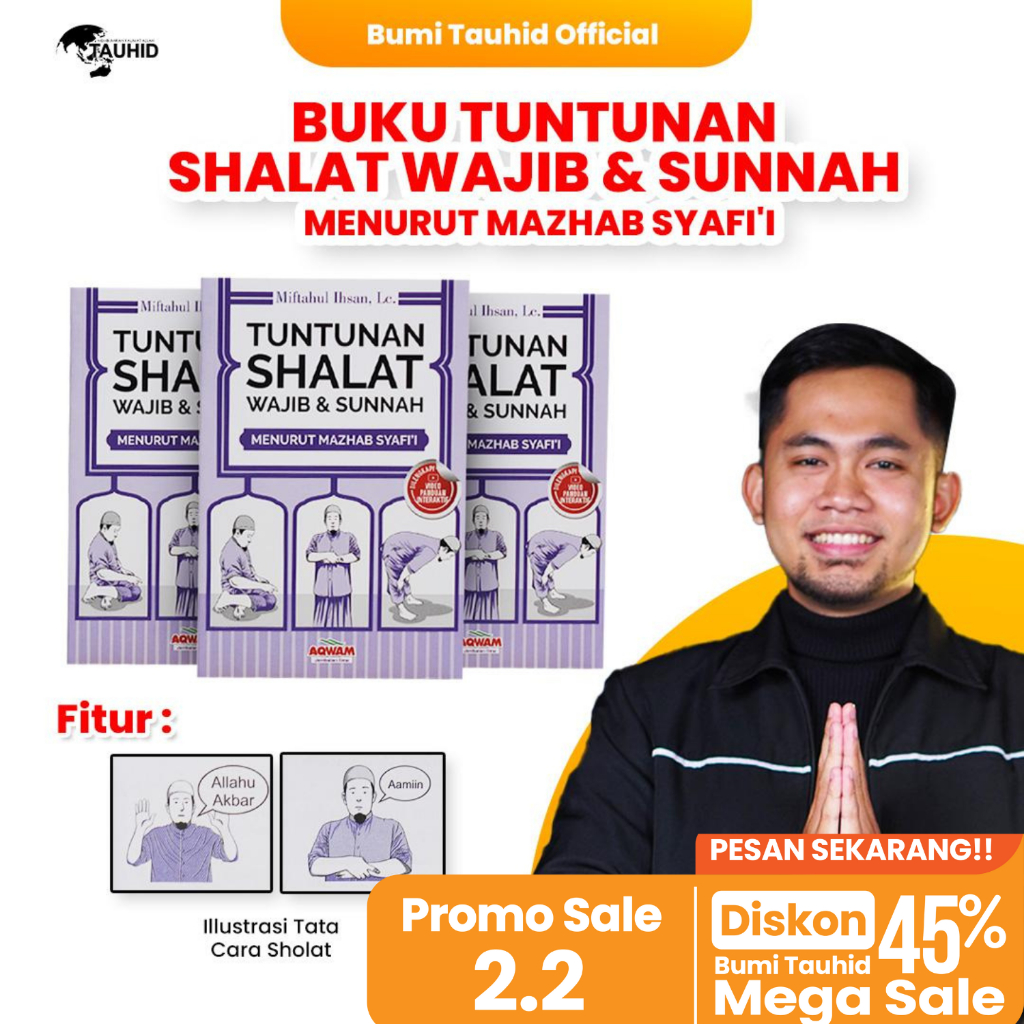 Buku Tuntunan Shalat wajib dan sunnah Sesuai Madzhab Syafii Buku Panduan Sholat Lengkap