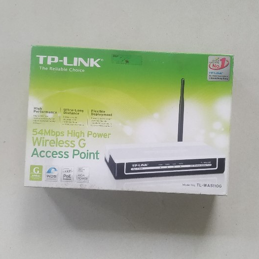 tp-link 54Mbps high power wireless G access point model TL-WA5110G