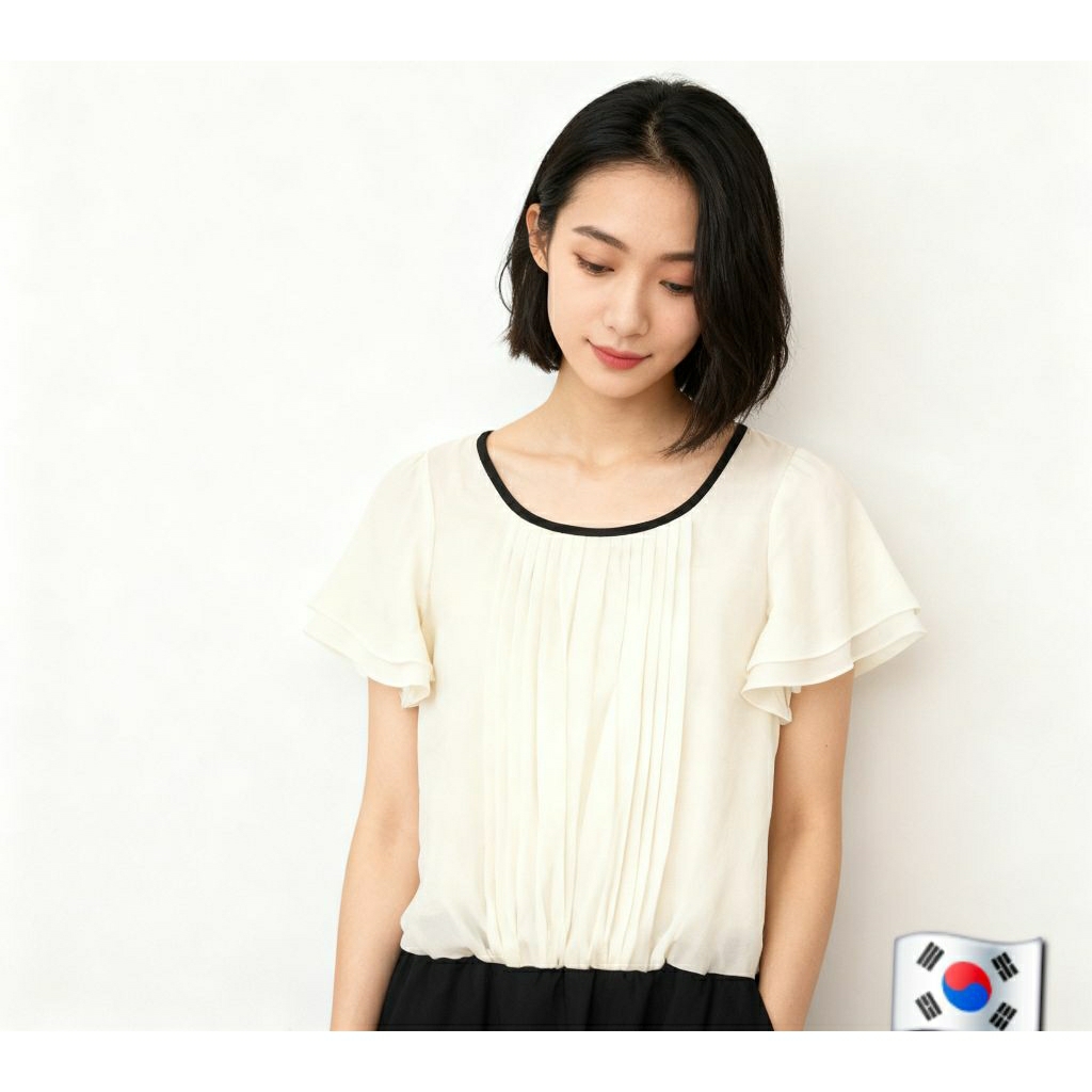 ZARA DRESS TWO TONE ORIGINAL