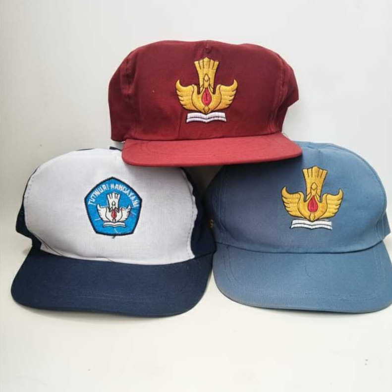 Topi SD SMP SMA / Topi Sekolah / Atribut SD SMP SMA / Atribut Seragam / Perlengkapan Sekolah