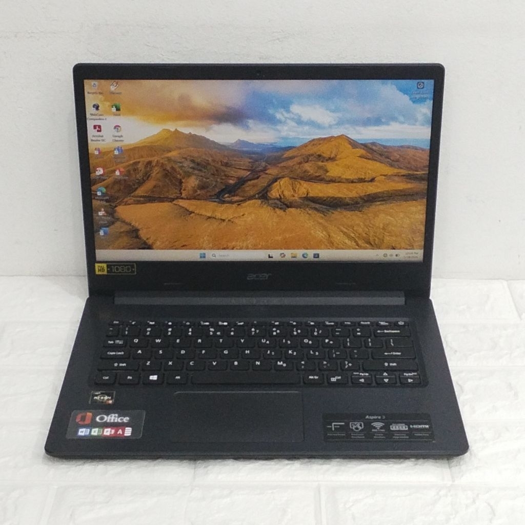 Laptop Acer Aspire 3 Amd Ryzen 3-3250U RAM 8GB SSD 256GB FHD