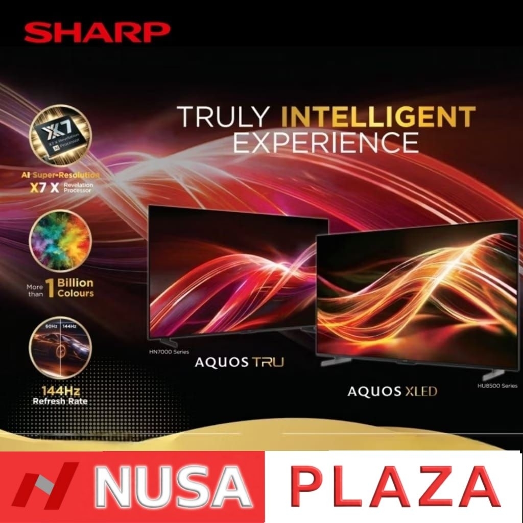 TV SHARP 55 65 75 85 inch QLED HN7000 Series / MINI LED HU8500 Series