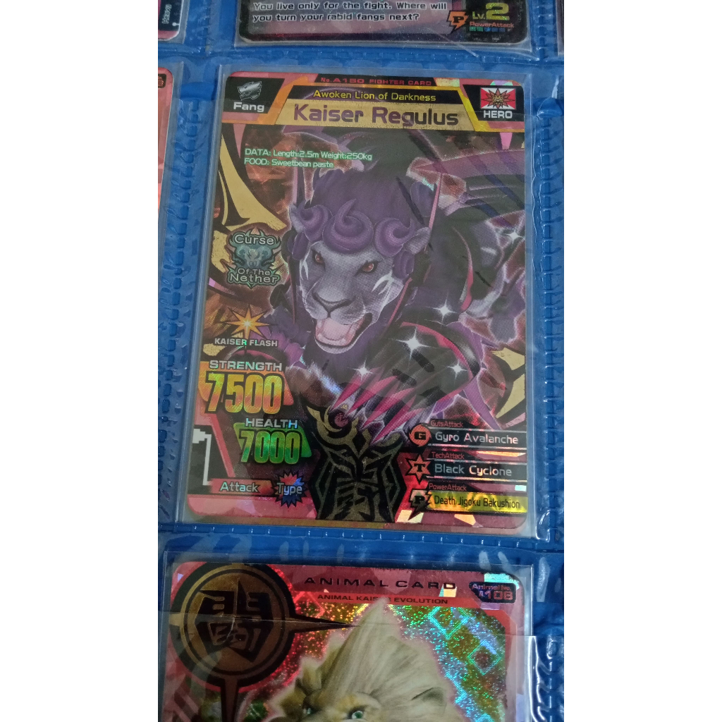 Strong animal kaiser s3 kaiser regulus champion ultra rare