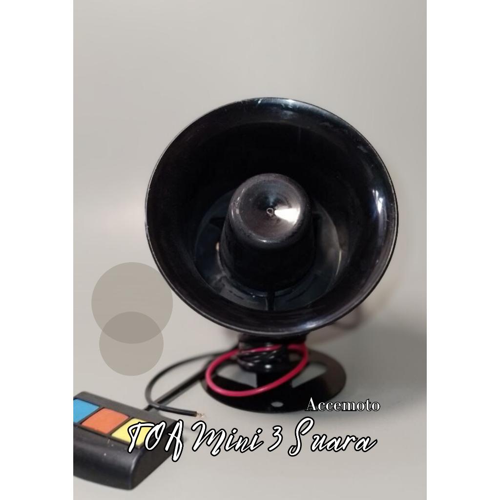 Toa mini speaker mini model corong kotak 3 mode suara