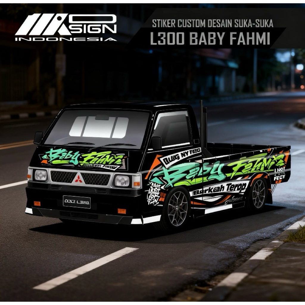 [SPECIAL] Stiker Decal Samping Pick Up L300 (Bisa Custom/Request)