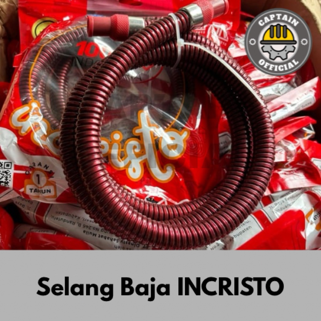 Selang Baja INCHRISTO Selang Gas Premium Anti Tikus
