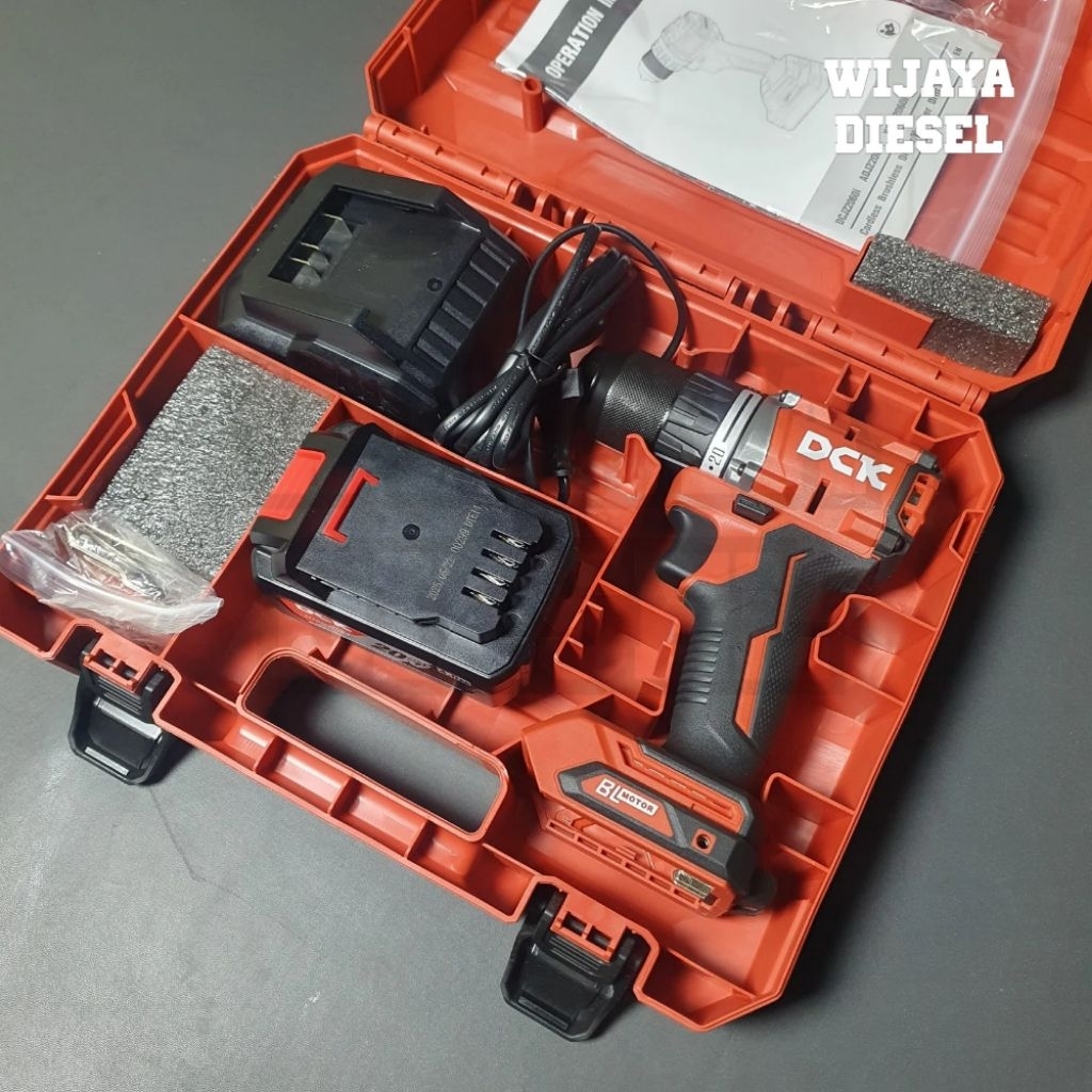 Mesin Bor Tembok Baterai Merk DCK KDJZ2060i 20V