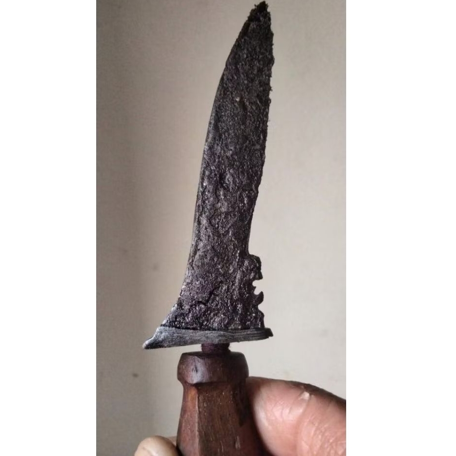 keris sepuh pusaka kecil sekilan sjengkal Pandit o Seme dhi est mataram awal pedaringan kebak wilah 