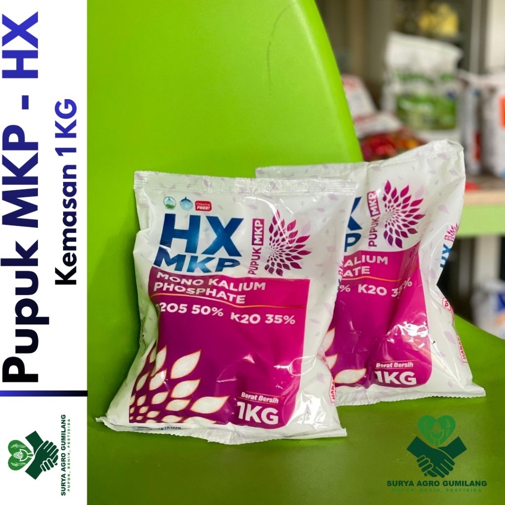 Pupuk MKP HX kemasan 1kg | HX MKP | Pupuk MKP