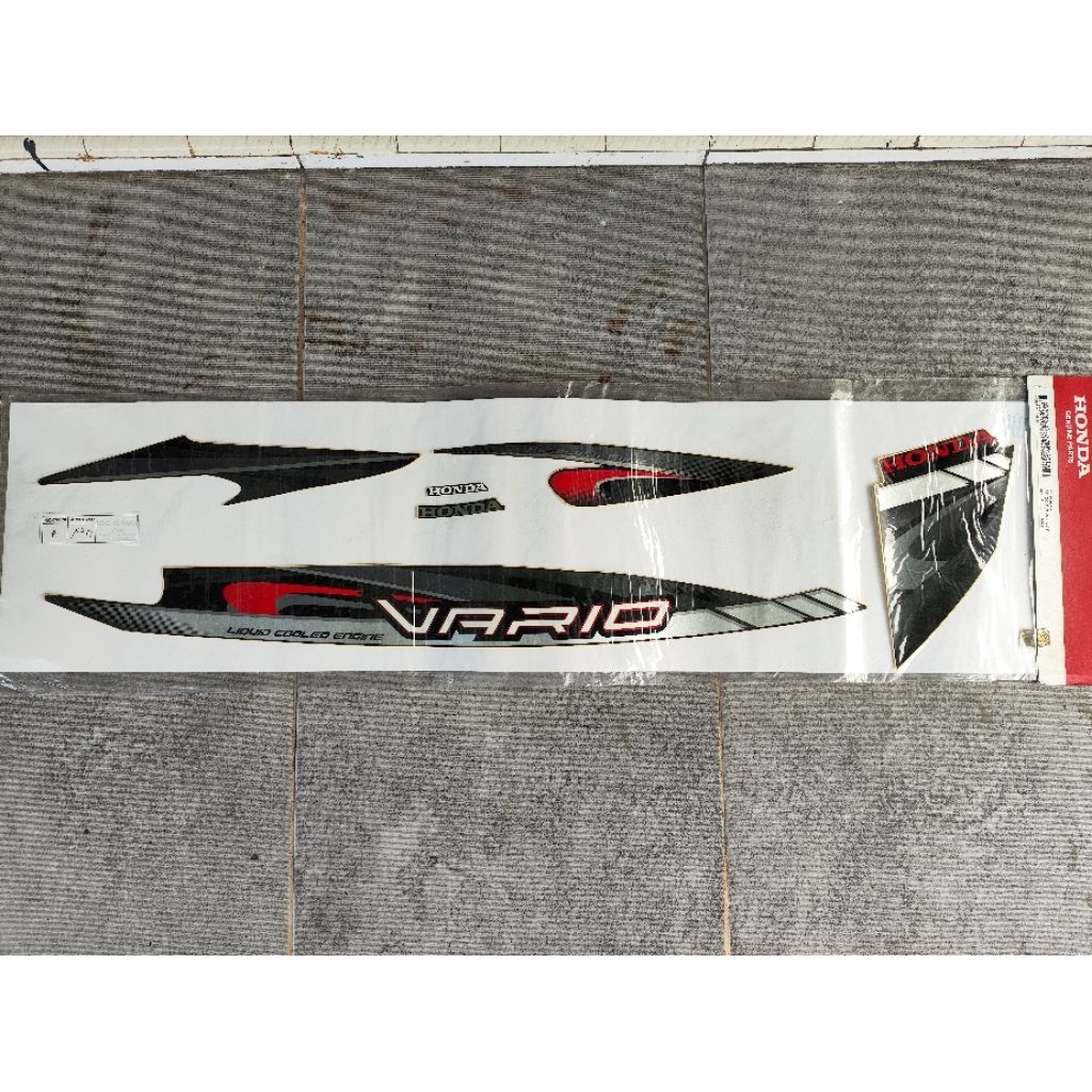 Striping Sticker List Body Set Honda Vario Karbu 110 Original AHM