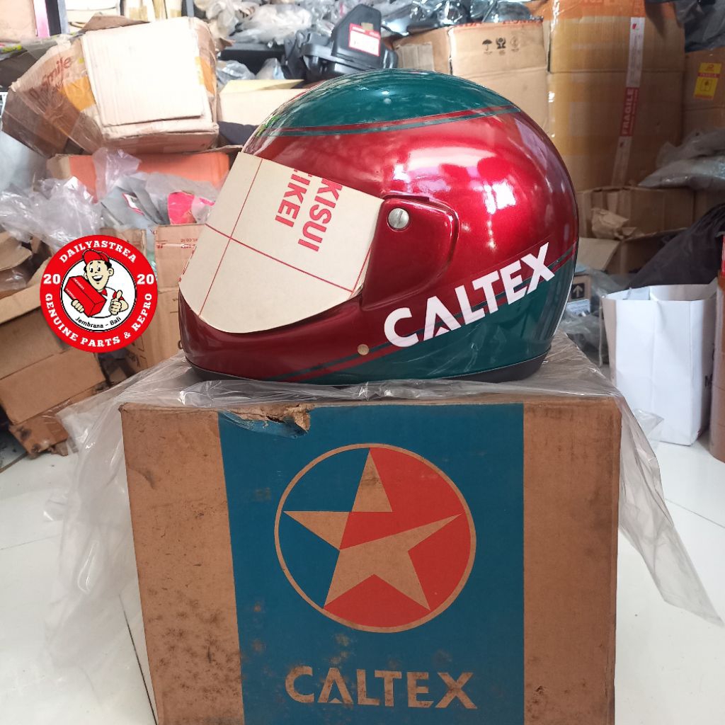 HELM HELEM HELMET CALTEX RACING FULL FACE FULLFACE YAMAHA F1ZR FIZR ORIGINAL ORISINIL ORI ASLI