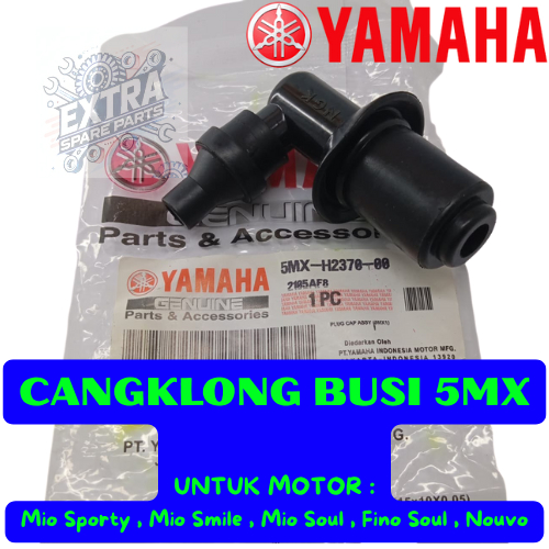 CANGKLONG TUTUP BUSI KODE-5MX YAMAHA Mio Sporty Mio Smile Mio Soul Fino Soul Nouvo KUALITAS 100% ORI