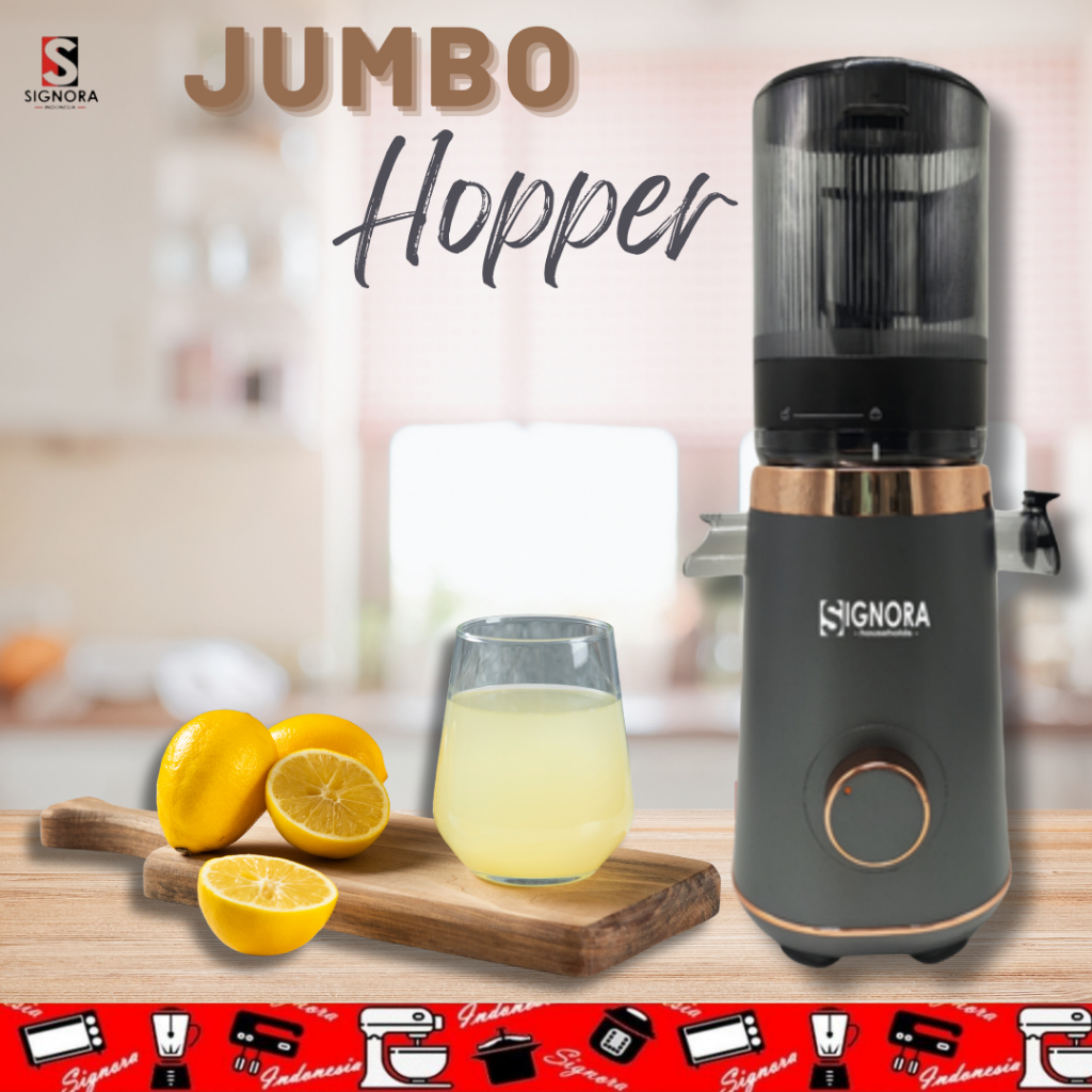 Signora Jumbo Hopper Slow Juicer / Slow Juicer Signora - Harga Terjangkau