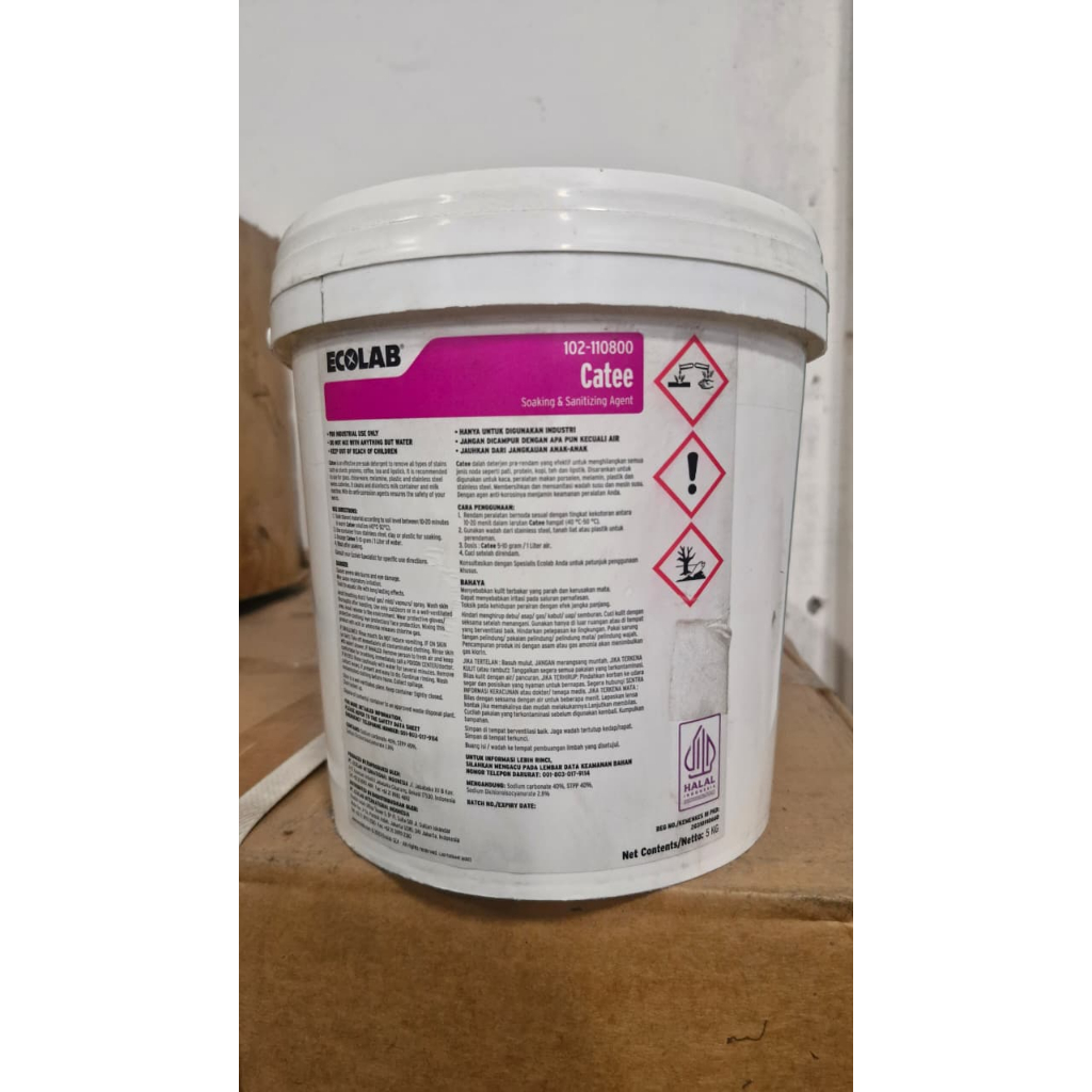 Ecolab Catee - Penghilang Noda di Peralatan Makan