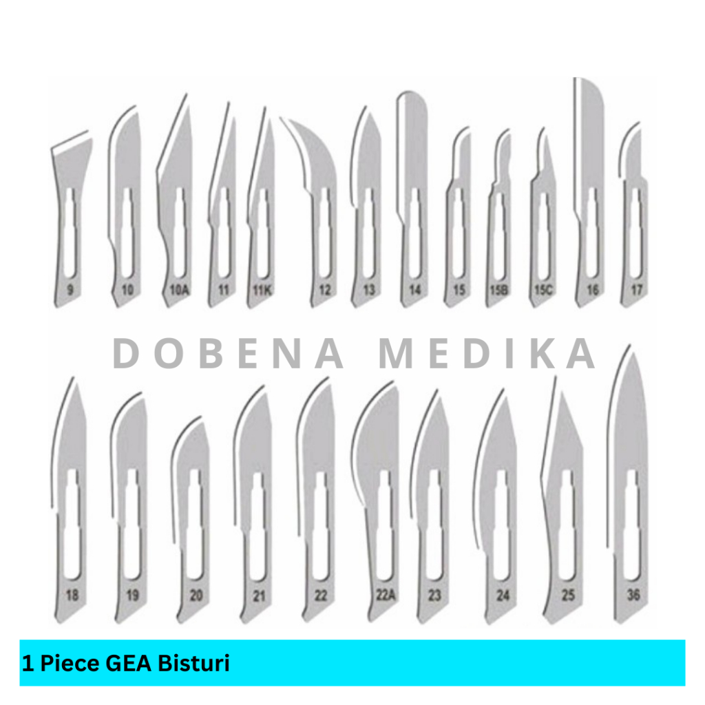 Bisturi GEA No 10 11 15 20 21 22 23 24 / Pisau Bedah / Surgical Blades