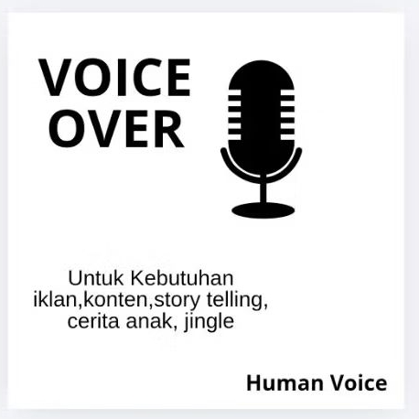 Jasa pengisi suara/Voice Over story telling/youtube/iklan