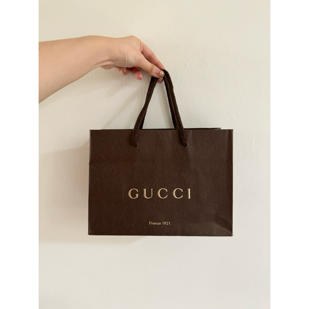 Gucci paper bag kantong kado original small size