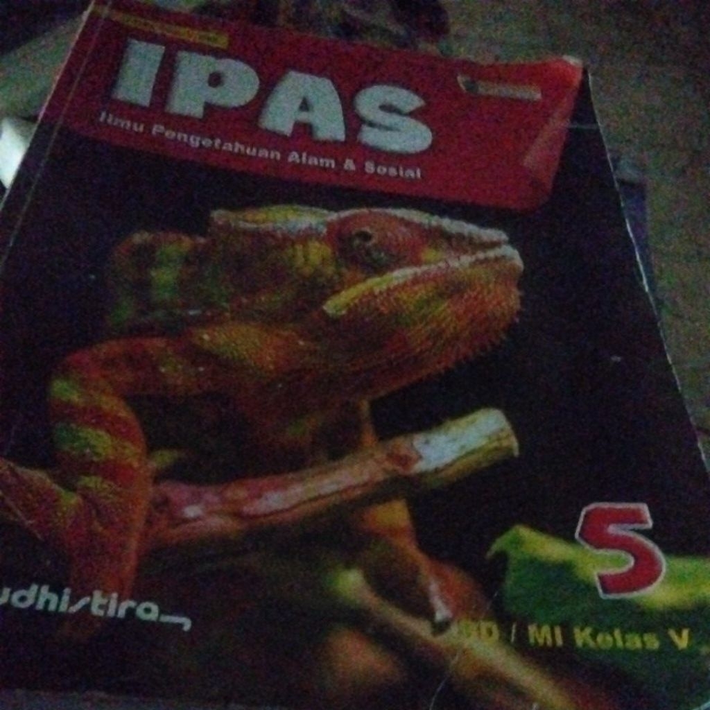 Buku IPAS 5 SD kurikulum merdeka Yudhistira