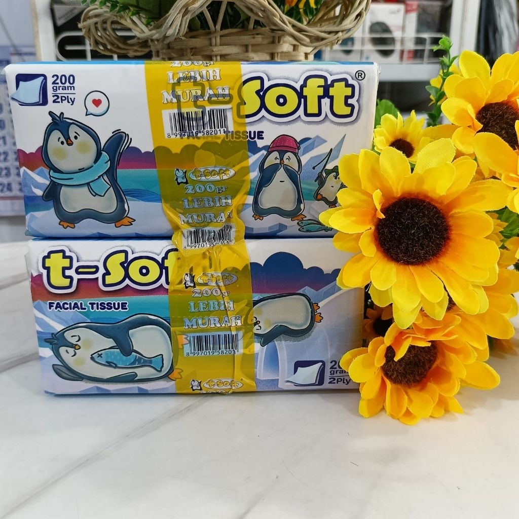 Tisu T-Soft 200Gr Kemasan Hemat Banded 2Pcs