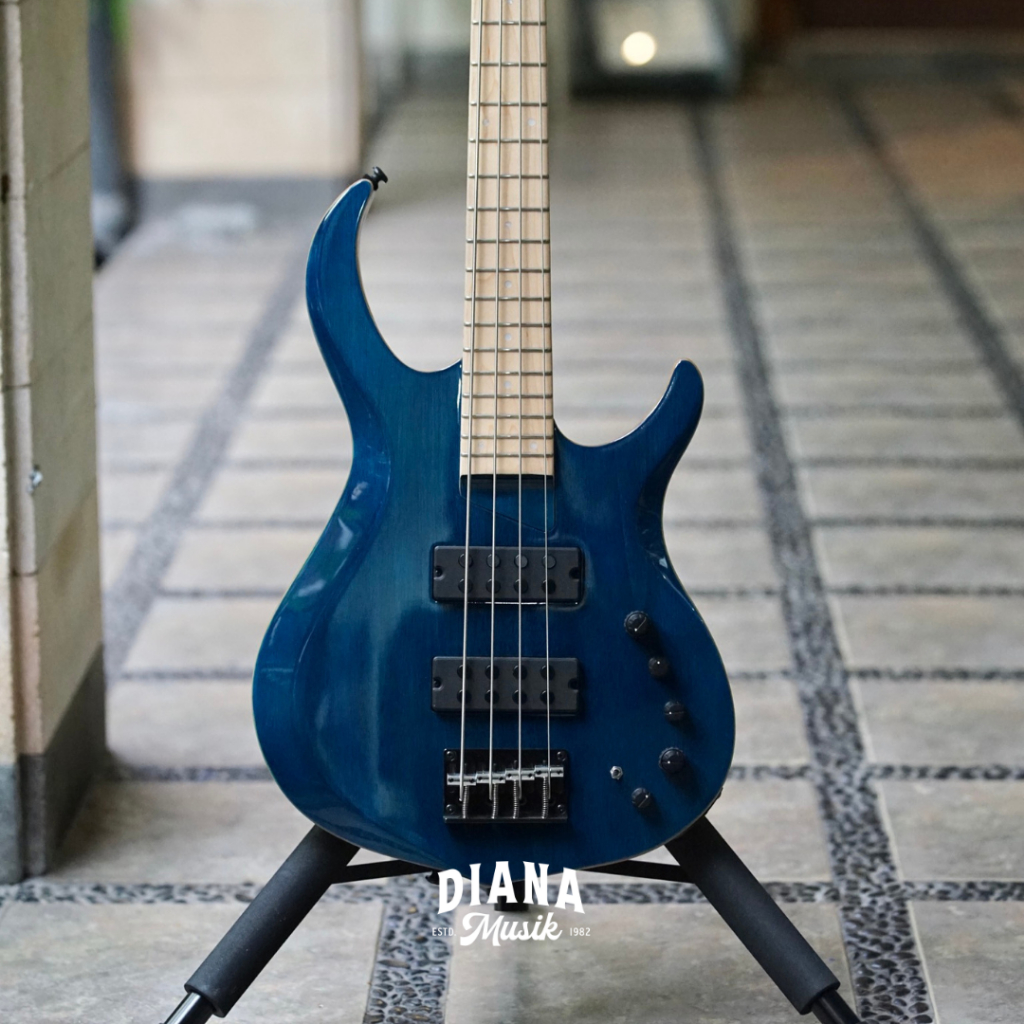 Bass Sire Marcus Miller M2, 4 String 2nd Gen Electric Bass, Transparent Blue