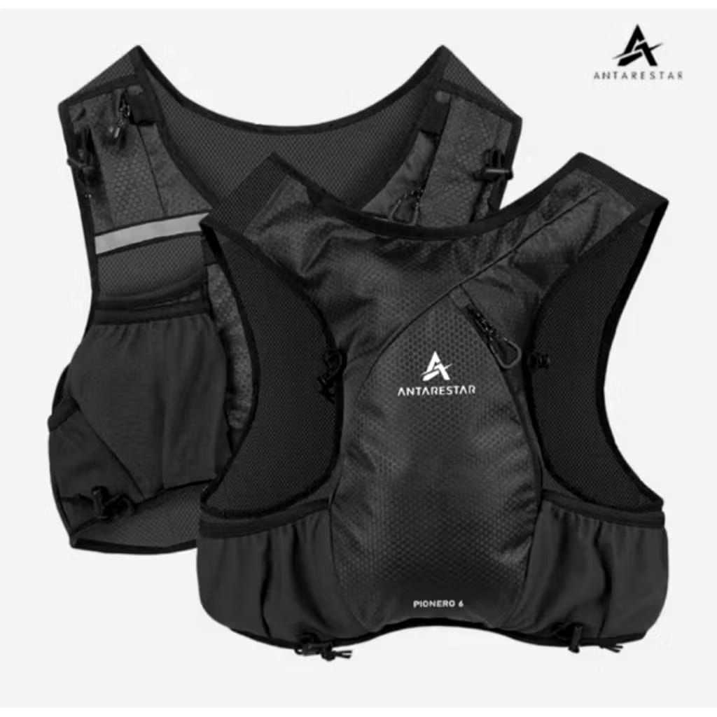 Hydropack Antarestar Pionero black-Trail-Running-Hiking. Hydropack ultralight