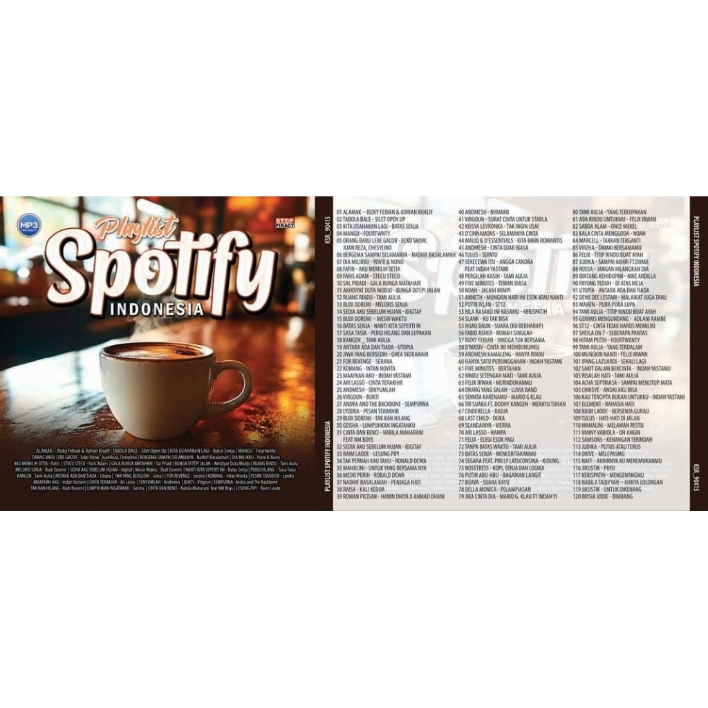 kaset Mp3 AUDIO MUSIK SPOTFY (2026) - Kombilasi Terbaru