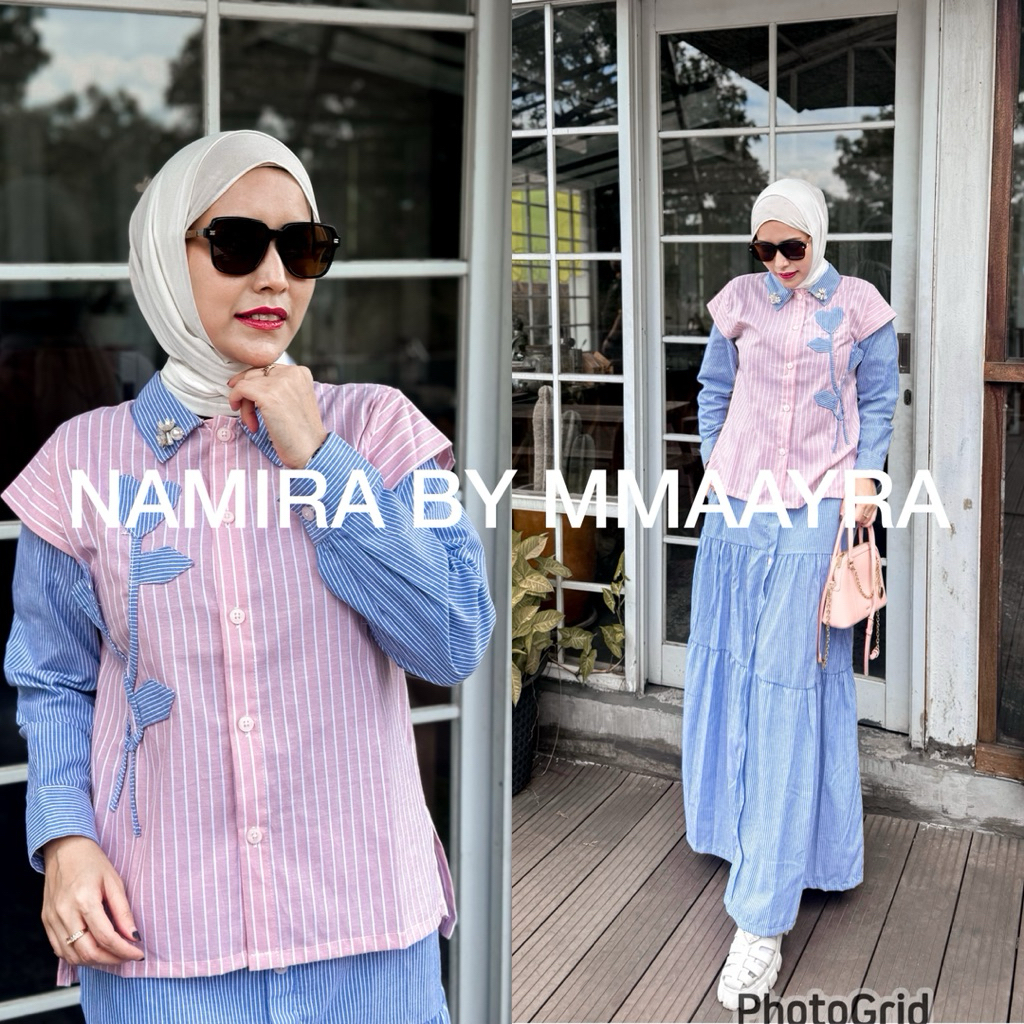 Mmaayra - NAMIRA BY MMAAYRA - Baju muslim busana muslim baju setelan wanita kekinian cute dan cantik