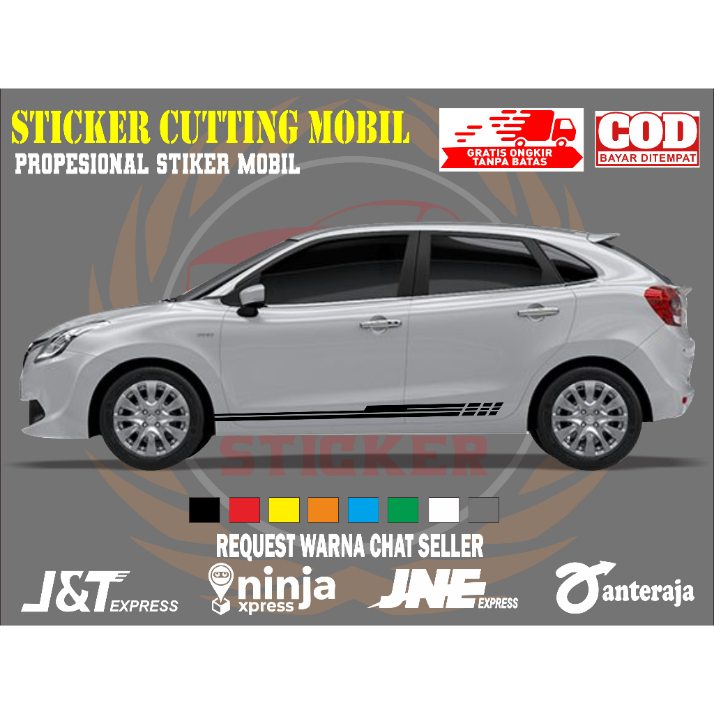 sticker mobil baleno sticker mobil suzuki baleno stiker mobil baleno keren sticker variasi mobil