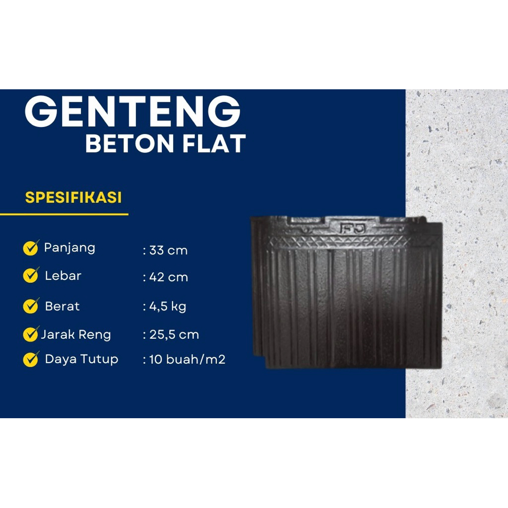 genteng beton