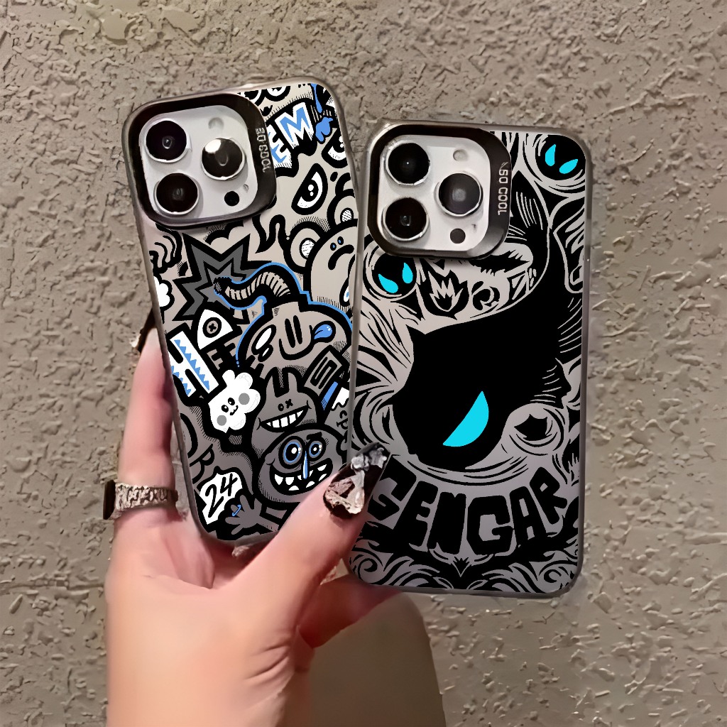 CASE IMD BLACK HOLOGRAM FOR XIOMI 11T/XIOMI 11T PRO/XIOMI 14T/XIOMI 14T PRO