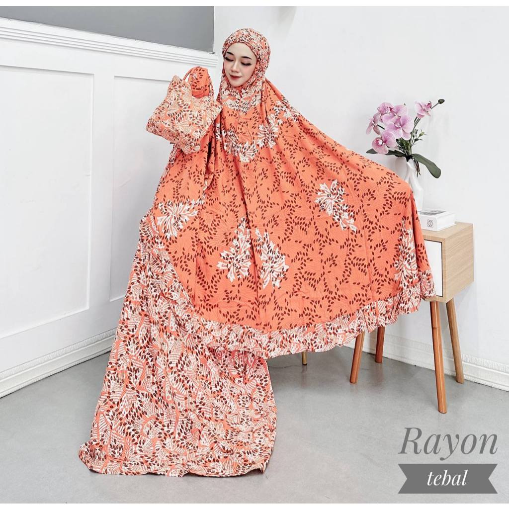 Ariefa Batik - MUKENA BATIK MUKENA DEWASA MURAH MUKENA JUMBO BAHAN RAYON SAMITEX BONUS TAS TRAVELLIN