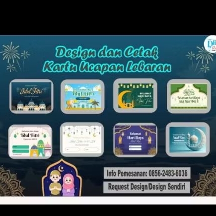 Kartu Ucapan Lebaran Idul Fitri Adha