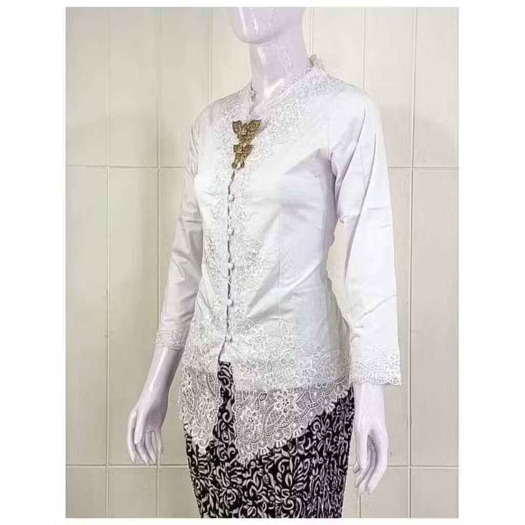ATASAN KEBAYA ENCIM KARTINI JUMBO LD 120 CM | KEBAYA WISUDA MODERN | KEBAYA PESTA | BAJU KONDANGAN