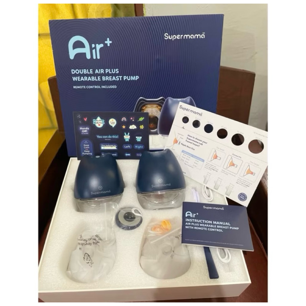 [PRELOVED] Supermama Lab Pompa Asi Elektrik Handsfree With Remote Slim Double Breast Pump Garansi 1 
