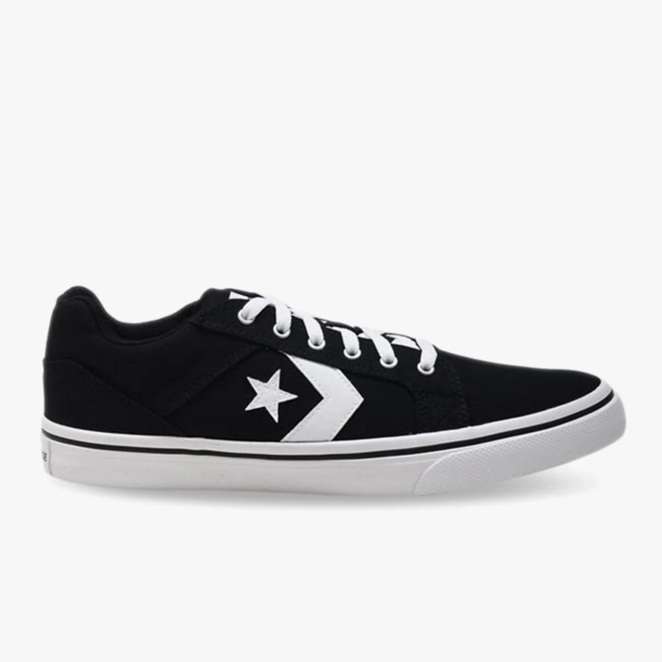 Sepatu Sneakers Pria Converse El Distrito 2.0 Twisted Varsity Black White Black Original 167008C