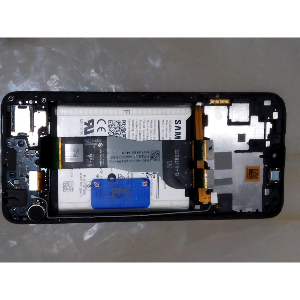 lcd + part samsung a05s ori copotan