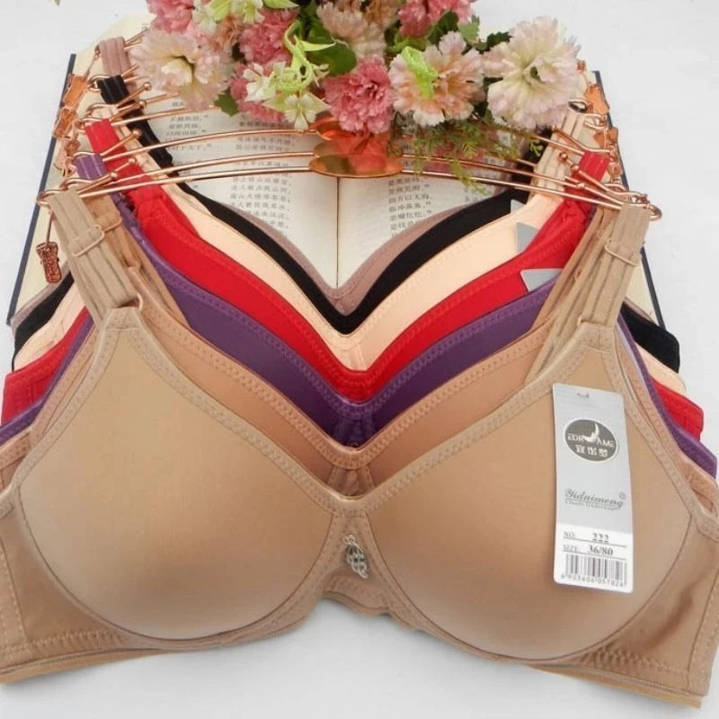Sport Bra Pakaian Dalam Wanita High Quality Tanpa Kawat dan Busa Merk Febby, Najwa & BH Plum