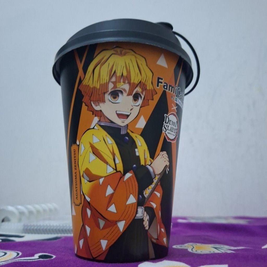 cup family mart x demon slayer zenitsu agatsuma