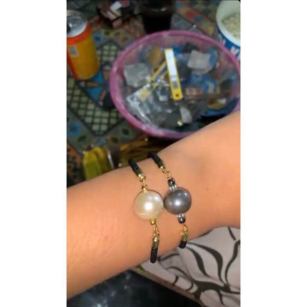 gelang tali mutiara laut