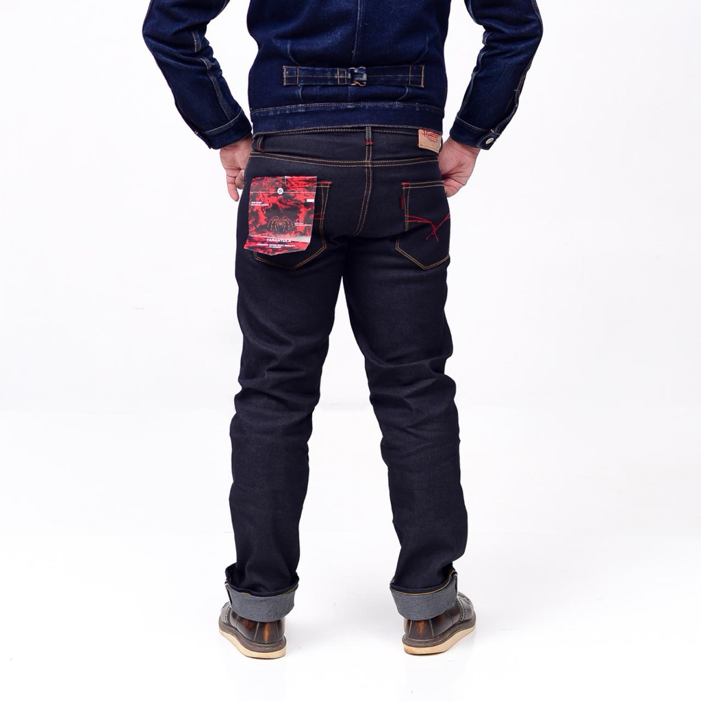 celana denim  selvege 15 oz