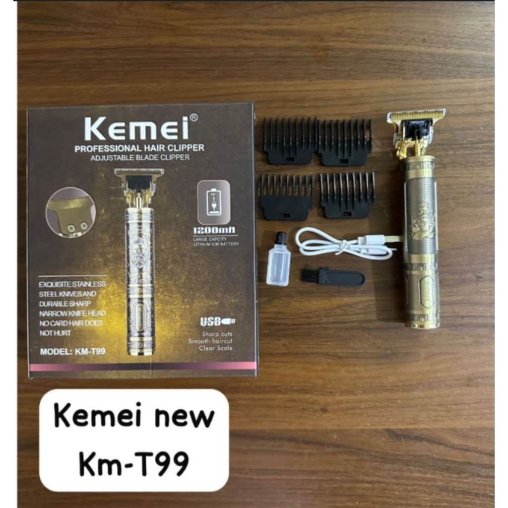 Kemei KM-T99 Trimmer Profesional dengan Blade Adjustable