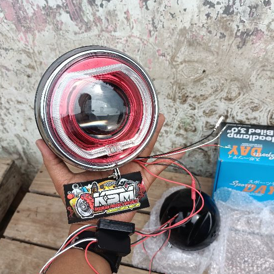 BATOK LAMPU CB125 SET BILED MADE IN DAY/BATOK CB125 SET BILED