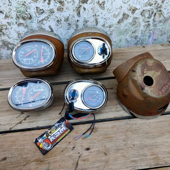 BATOK LAMPU TWIN TEYENG BESI PREES/BATOK TWIN HANDMADE PNP CB